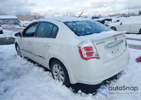 2012 Nissan Sentra 2.0 Sl z USA, uszkodzony, nr VIN 3N1AB6AP3CL653784